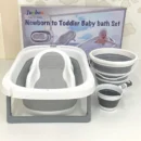 Junbon Newborn to Toddler Baby Bath Set – 4 PCs