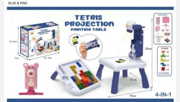 Tetris Projection Painting Table