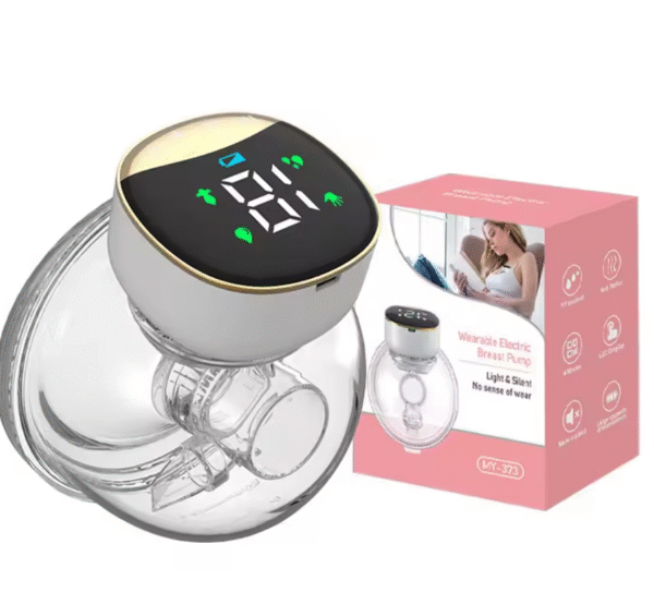 LED Touch Electric Wearable Breast Pump with With 4 Modes 12 Gears